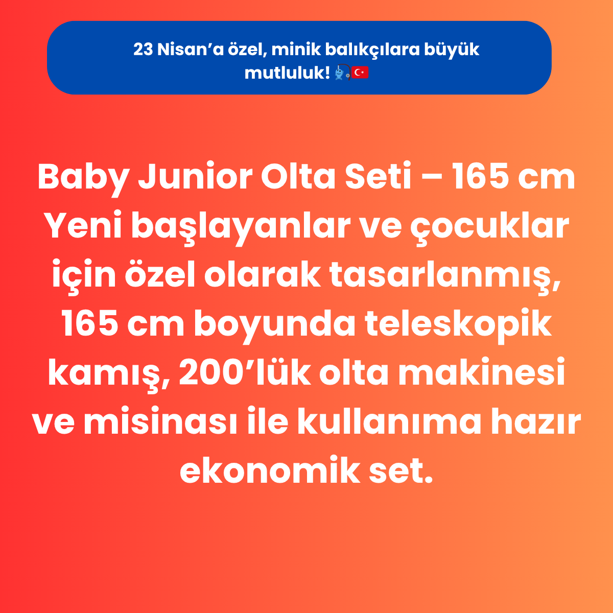Çocuk Olta Seti