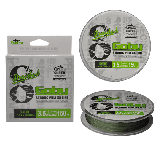 FishPro Goby 150m X8 Dark Green İp Misina