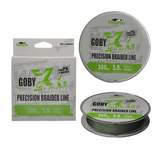 FishPro Goby 300m X6 Dark Green İp Misina