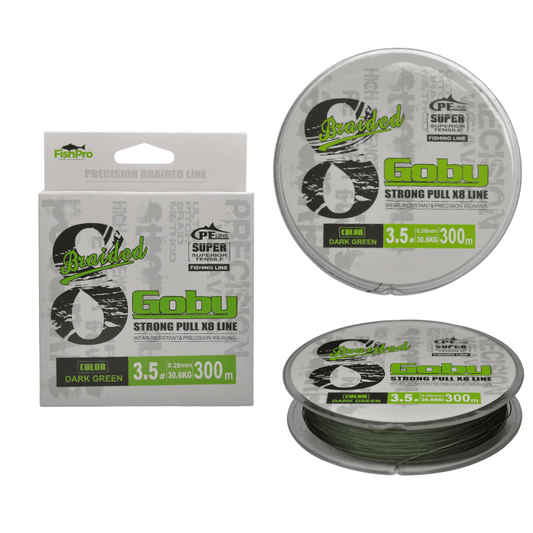 FishPro Goby 300m X8 Dark Green İp Misina