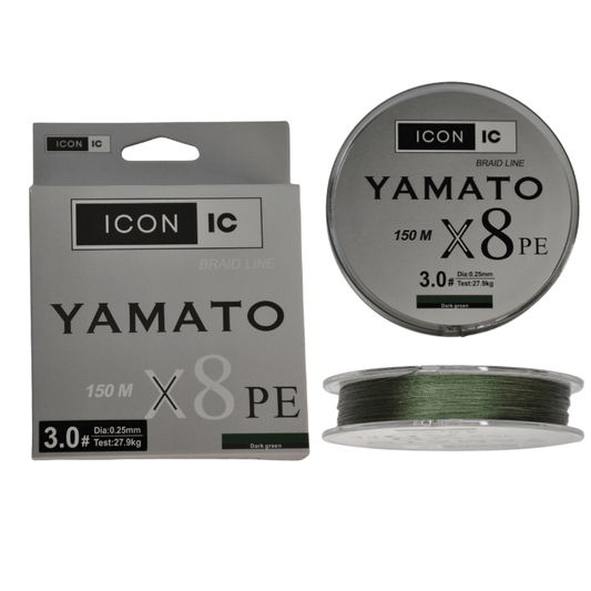 ICON-IC Yamato 150m X8 Dark Green İp Misina